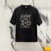 3LOEWE T-shirts for MEN Black/White/Grey #A47222