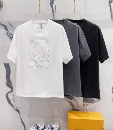 LOEWE T-shirts for MEN Black/White/Grey #A47247