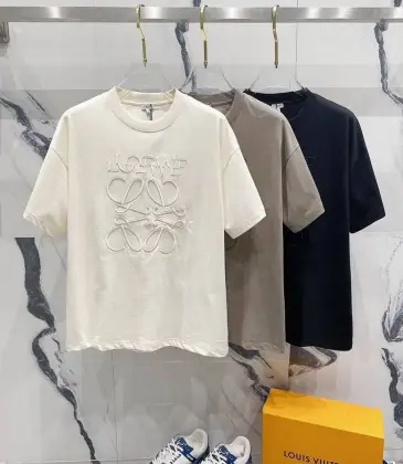 LOEWE T-shirts for MEN Black/White/Red #A47237