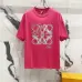 24LOEWE T-shirts for MEN Black/White/Red #A47239