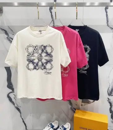 LOEWE T-shirts for MEN Black/White/Red #A47239