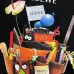 6LOEWE T-shirts for MEN Cartoon Black/White  #A47212