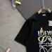 3LOEWE T-shirts for MEN Cartoon Black/White #A47213