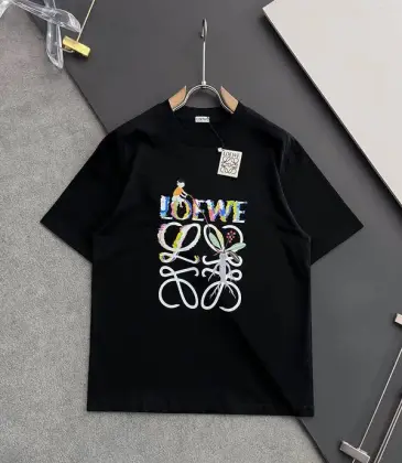 LOEWE T-shirts for MEN Cartoon Black/White #A47213