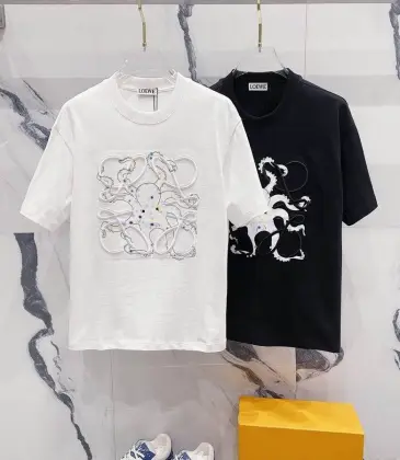 LOEWE T-shirts for MEN Octopus Black/White #A47250