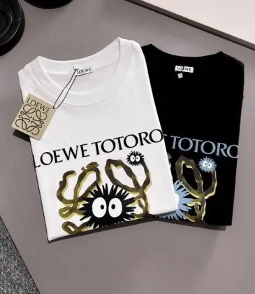 LOEWE T-shirts for MEN eye Black/White #A47209