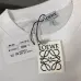 12LOEWE T-shirts for MEN printing Black/White #A47201