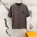 12Louis Vuitton T-Shirts 3D Letter Monogram Embroidered Cotton #A48644
