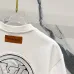 4Louis Vuitton T-Shirts 3D Letter Monogram Embroidered Cotton #A48644