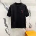 9Louis Vuitton T-Shirts 3D Letter Monogram Embroidered Cotton #A48644