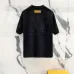 10Louis Vuitton T-Shirts 3D Letter Monogram Embroidered Cotton Black/White/Red #A48640