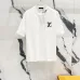 1Louis Vuitton T-Shirts Printed Short Sleeve Black/White #A48639