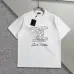 1Louis Vuitton T-Shirts for AAAA Louis Vuitton T-Shirts Black/White #A46716