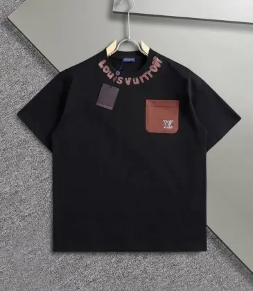 Louis Vuitton T-Shirts for AAAA Louis Vuitton T-Shirts Black/White #A46717