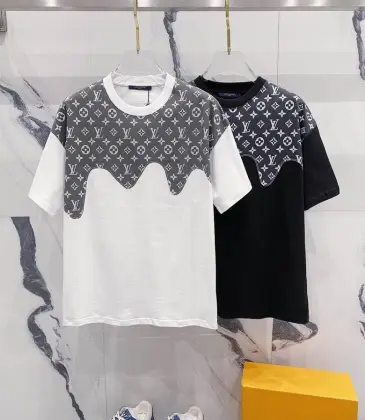 Louis Vuitton T-Shirts for AAAA Louis Vuitton T-Shirts Black/White #A46735