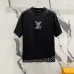 3Louis Vuitton T-Shirts for AAAA Louis Vuitton T-Shirts Black/White  #A46746