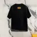 4Louis Vuitton T-Shirts for AAAA Louis Vuitton T-Shirts Black/White  #A46746