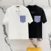 1Louis Vuitton T-Shirts for AAAA Louis Vuitton T-Shirts Black/White #A46764