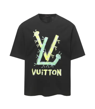 Louis Vuitton T-Shirts for AAAA Louis Vuitton T-Shirts Black/White #A49045