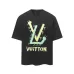 1Louis Vuitton T-Shirts for AAAA Louis Vuitton T-Shirts Black/White #A49045