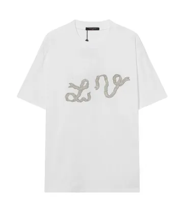 Louis Vuitton T-Shirts for AAAA Louis Vuitton T-Shirts Black/White #A49698