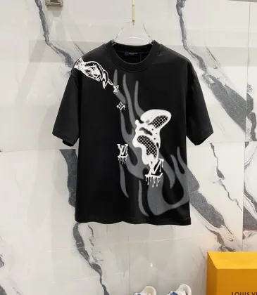 Louis Vuitton T-Shirts for AAAA Louis Vuitton T-Shirts Black/White #A50033