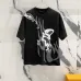 1Louis Vuitton T-Shirts for AAAA Louis Vuitton T-Shirts Black/White #A50033