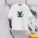 1Louis Vuitton T-Shirts for AAAA Louis Vuitton T-Shirts Black/White #A50034