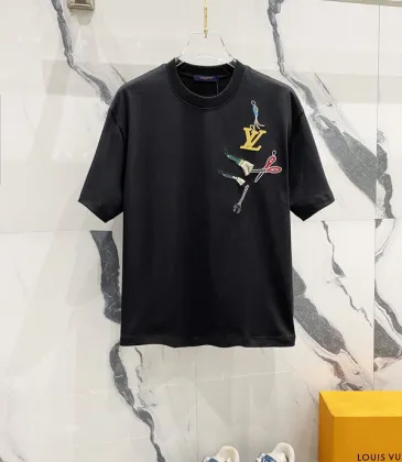 Louis Vuitton T-Shirts for AAAA Louis Vuitton T-Shirts Black/White #A50062