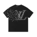 1Louis Vuitton T-Shirts for AAAA Louis Vuitton T-Shirts Black/White #A50214