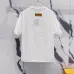 15Louis Vuitton T-Shirts for AAAA Louis Vuitton T-Shirts Black/White/Blue #A46758