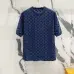 25Louis Vuitton T-Shirts for AAAA Louis Vuitton T-Shirts Black/White/Blue #A46758