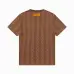 11Louis Vuitton T-Shirts for AAAA Louis Vuitton T-Shirts Black/White/Khaki #A46788