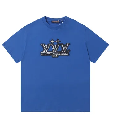 Louis Vuitton T-Shirts for AAAA Louis Vuitton T-Shirts Blue #A50213
