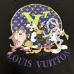 3Louis Vuitton T-Shirts for AAAA Louis Vuitton T-Shirts Cartoon rabbit Black/White #A53131