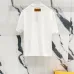 6Louis Vuitton T-Shirts for AAAA Louis Vuitton T-Shirts Weight:320g Black/White #A53037