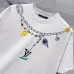 20Louis Vuitton T-Shirts for AAAA Louis Vuitton T-Shirts embroidery Black/White #A46744