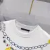 26Louis Vuitton T-Shirts for AAAA Louis Vuitton T-Shirts embroidery Black/White #A46744
