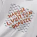 19Louis Vuitton T-Shirts for AAAA Louis Vuitton T-Shirts embroidery Black/White #A46748