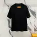 4Louis Vuitton T-Shirts for AAAA Louis Vuitton T-Shirts embroidery Black/White #A46748