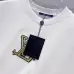 26Louis Vuitton T-Shirts for AAAA Louis Vuitton T-Shirts embroidery Black/White #A46750