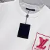 18Louis Vuitton T-Shirts for AAAA Louis Vuitton T-Shirts embroidery Black/White #A46751