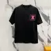 3Louis Vuitton T-Shirts for AAAA Louis Vuitton T-Shirts embroidery Black/White #A46751