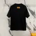 4Louis Vuitton T-Shirts for AAAA Louis Vuitton T-Shirts embroidery Black/White #A46751