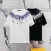 1Louis Vuitton T-Shirts for AAAA Louis Vuitton T-Shirts embroidery Black/White #A46753