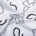9Louis Vuitton T-Shirts for AAAA Louis Vuitton T-Shirts embroidery Black/White #A46783