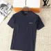 15Louis Vuitton T-Shirts for Men Crew Neck Black/White/Blue/Khaki/ #A46441