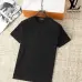 8Louis Vuitton T-Shirts for Men Crew Neck Black/White/Grey Printing #A46430