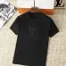 1Louis Vuitton T-Shirts for Men Crew Neck Black/White/Grey Printing #A46430