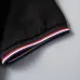 16Moncler T-shirts Polo for men Buttons Black/White #A46649